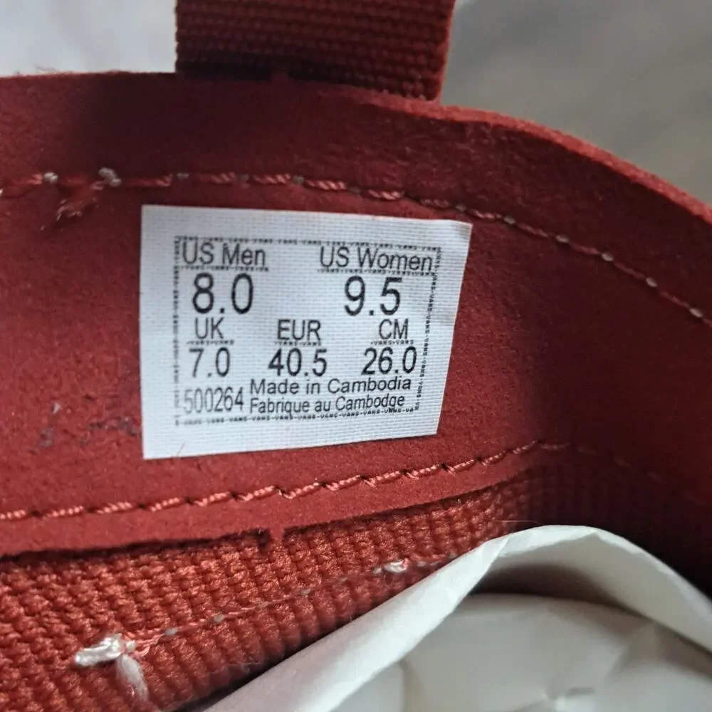 Vans Hawaiian Jungle Floral Ultrarange Exo SE Sneaker Men's Sz 8 Women's 9.5 Red - Picture 9 of 9